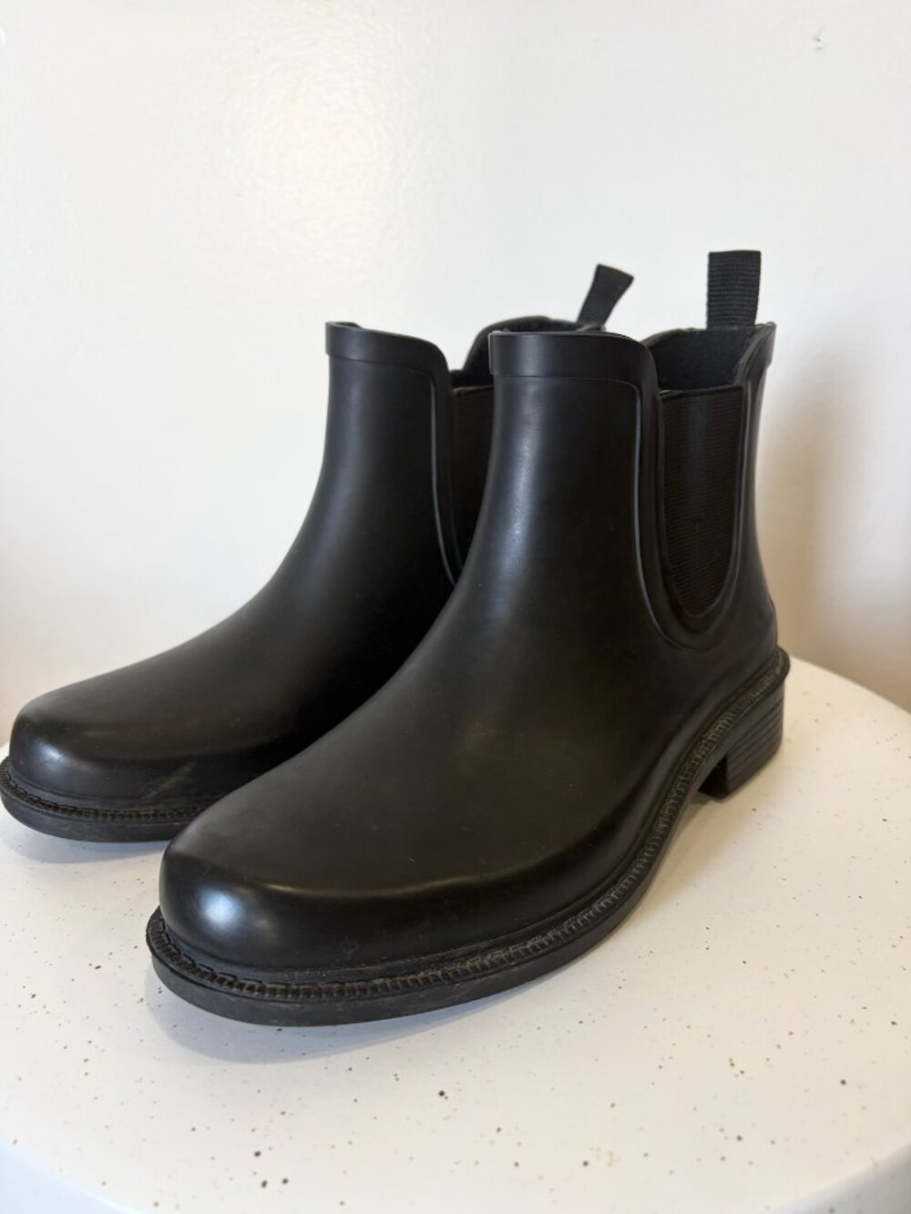 Madewell Chelsea Rainboot True Black - Size 6